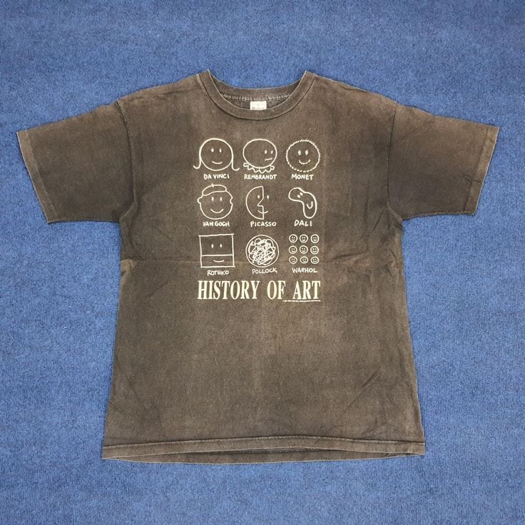 T-Shirt “History of Art” Washed